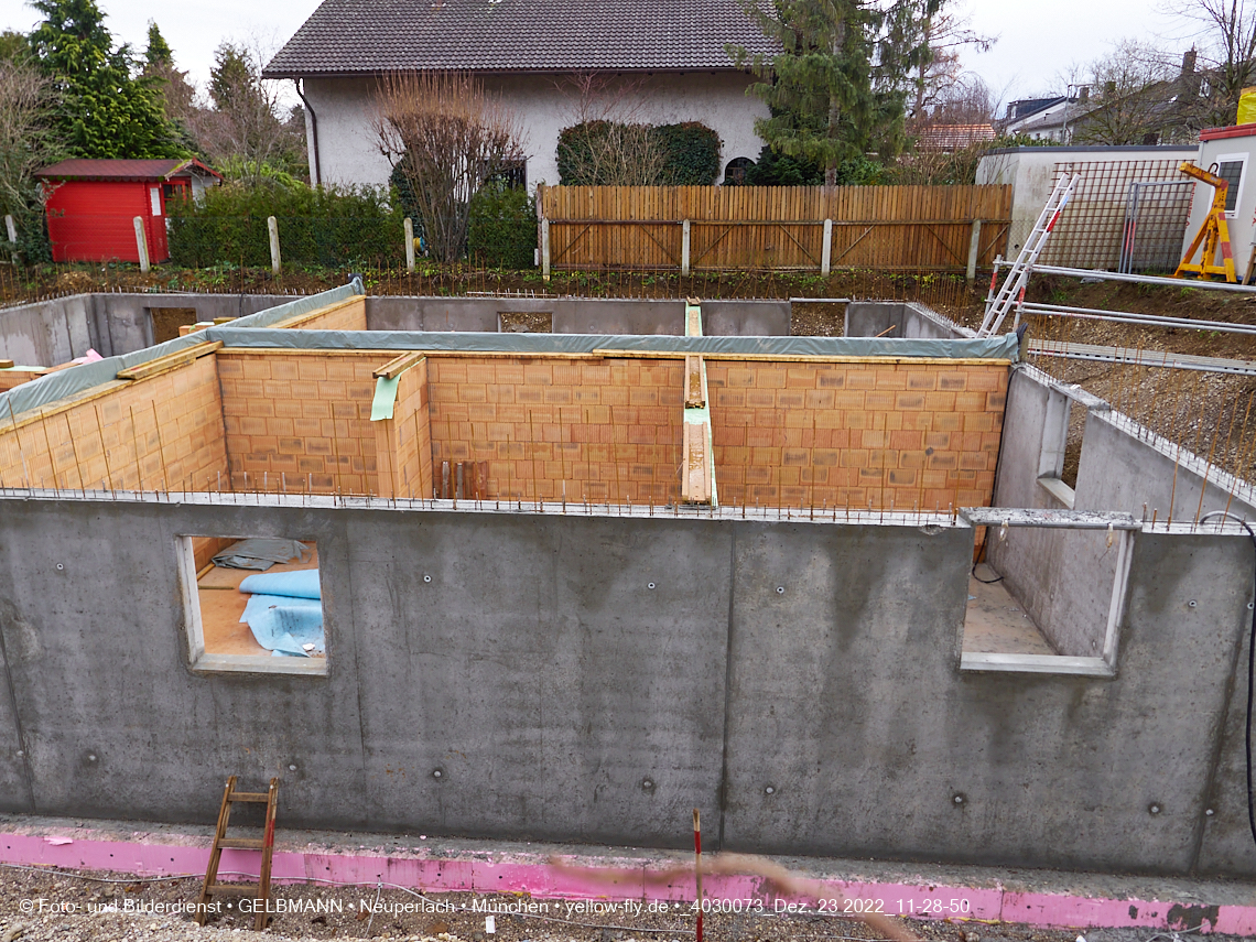 23.12.2022 - Neubau eines Mehrfamilienhause in der Niederalmstraße 16 in Neuperlach-Trudering